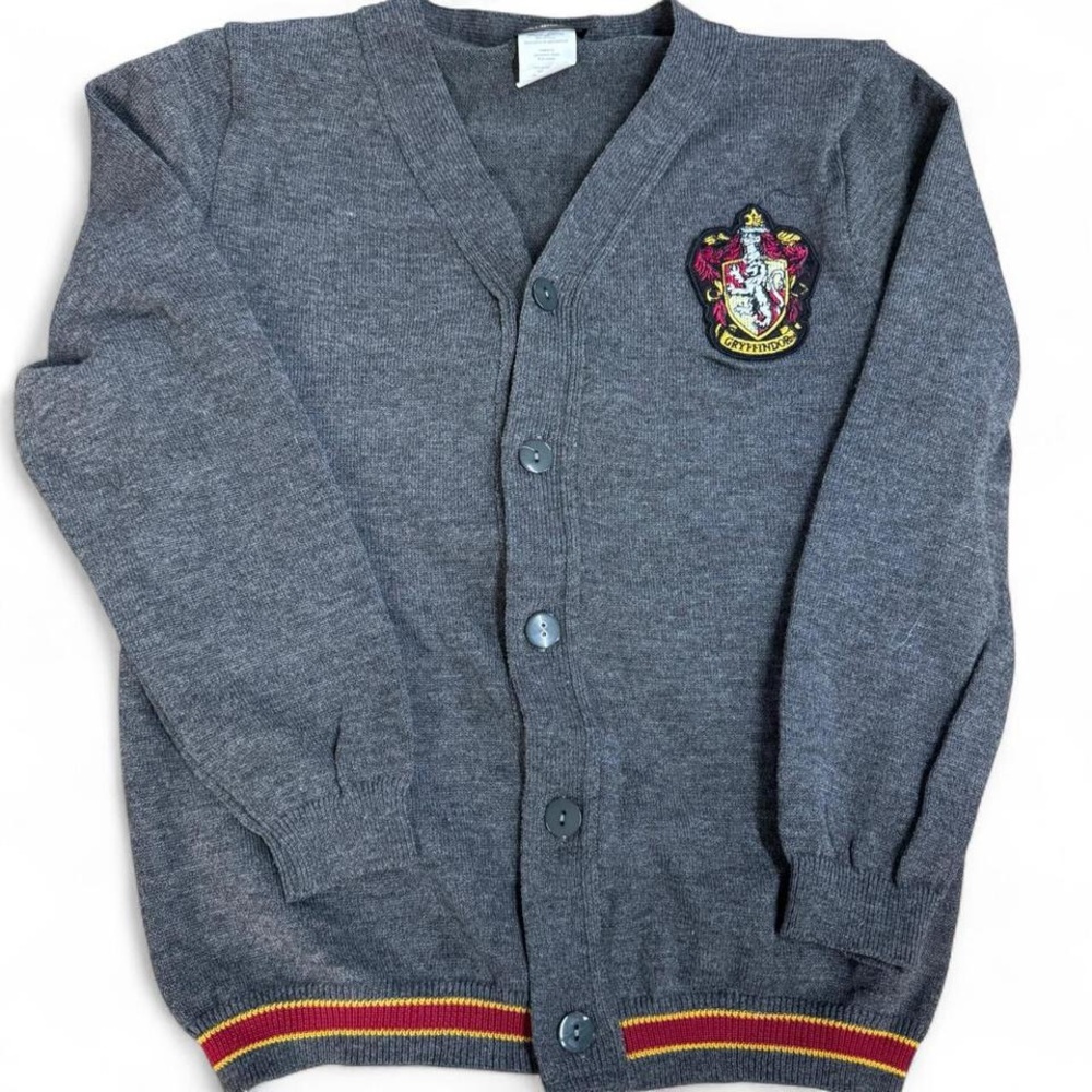 The Wizarding World Of Harry Potter Cardigan Sweater Adult Size M Gryffindor